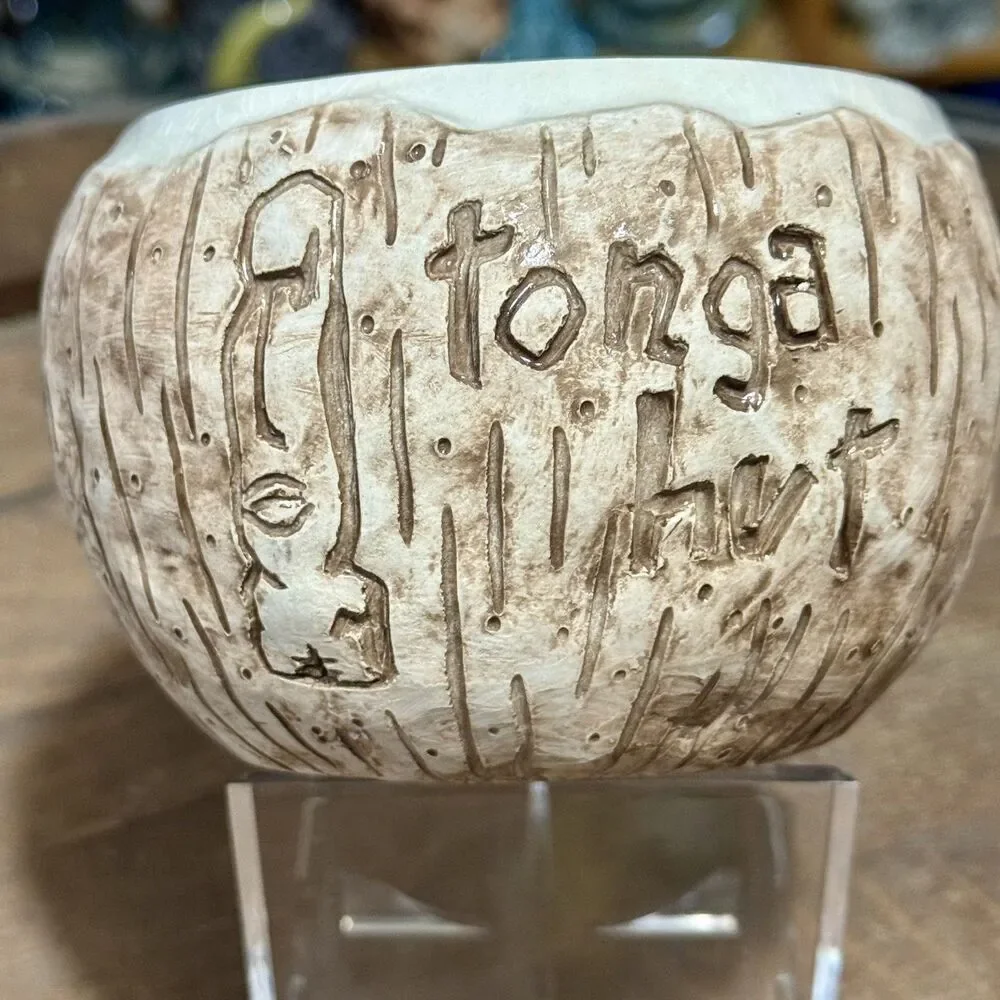 Tonga Hut 2012 Coconut Tiki Mug Eric October Only 50 Made Palm Springs Hollywood